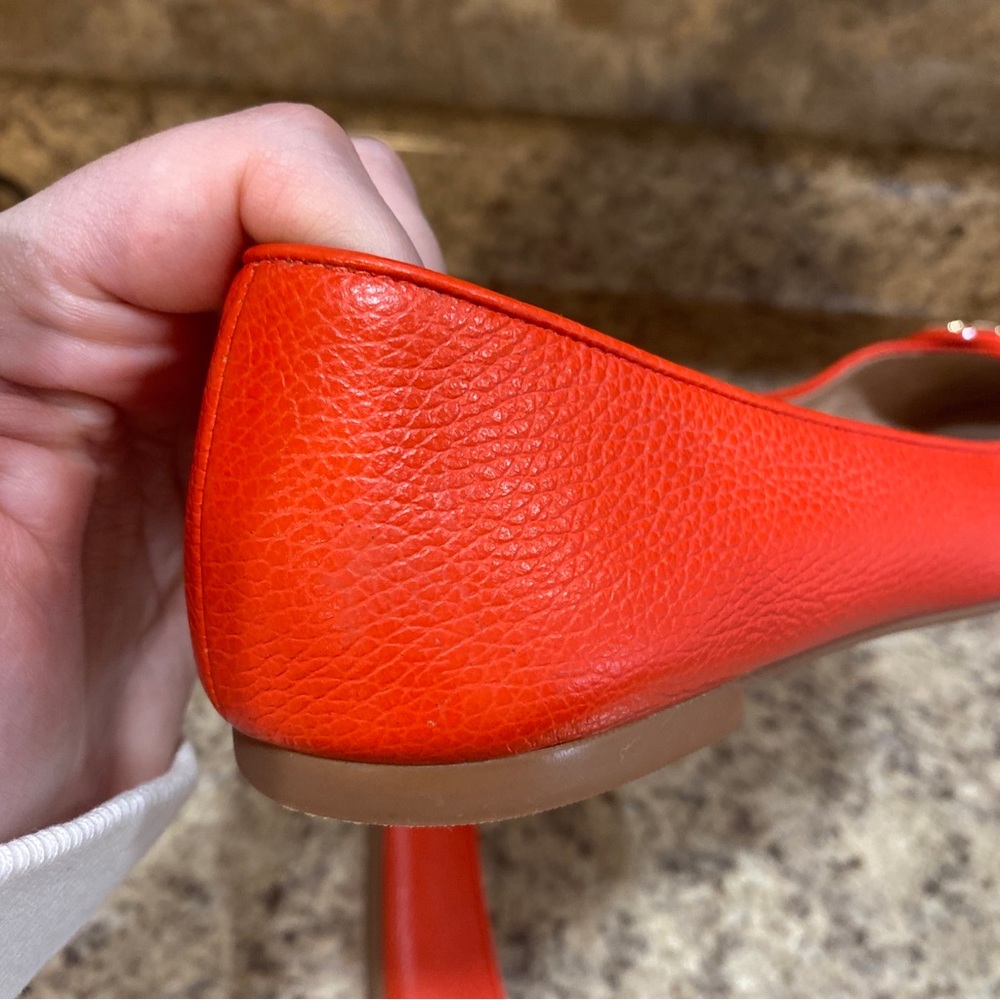 Tory Burch Claire Ballet Flats in Poppy - Picture 11 of 11